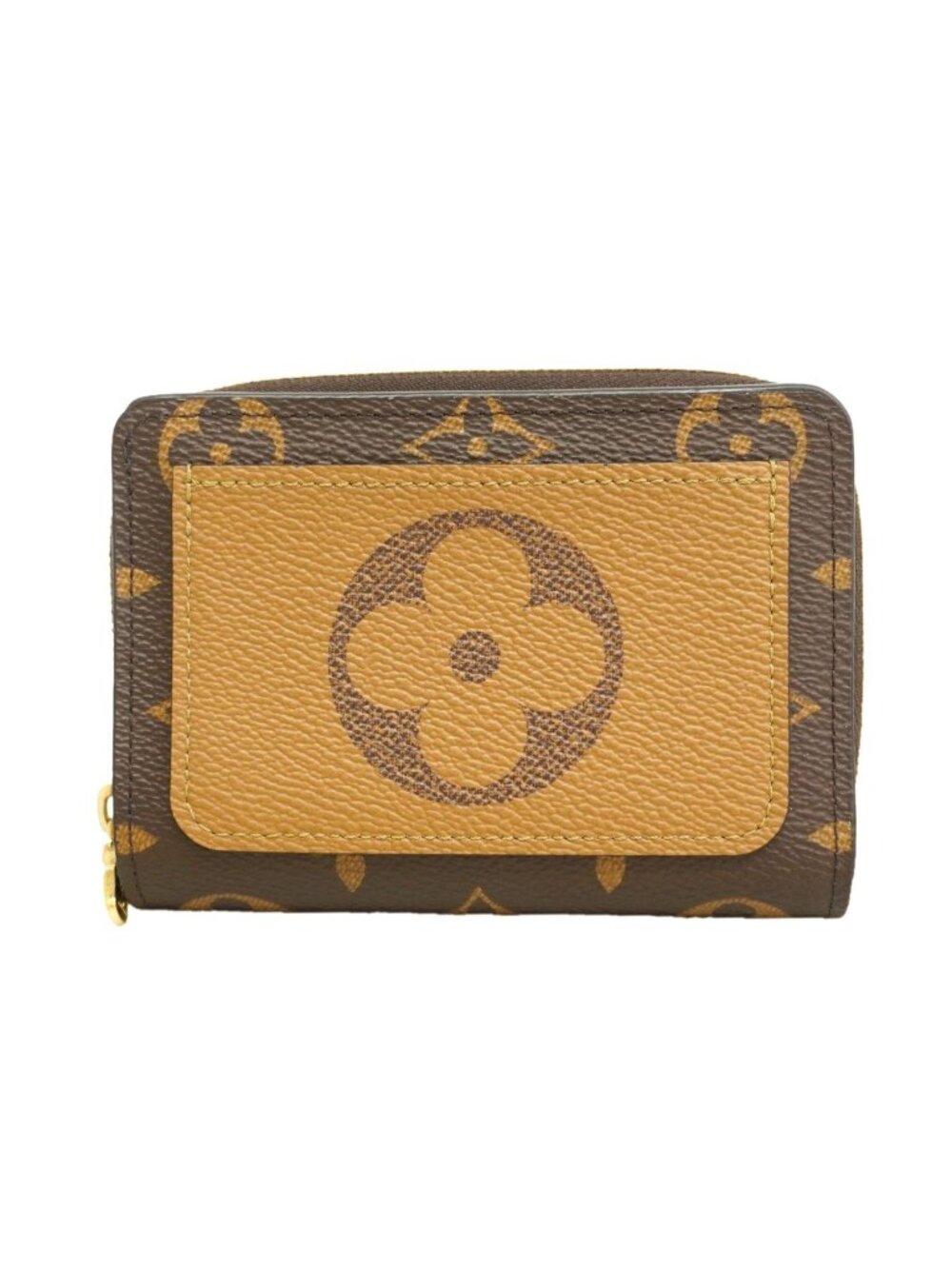 Louis Vuitton Wallet Monogram Reverse Portefeuille Lou Brown
